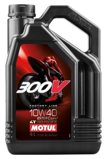 MOTUL MOTUL OIL 10W40 4L 300V 4T FL / МОТОЦИКЛЫ