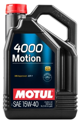 MOTUL МАСЛО MOTUL 15W40 5L 4000 MOTION / 229.1