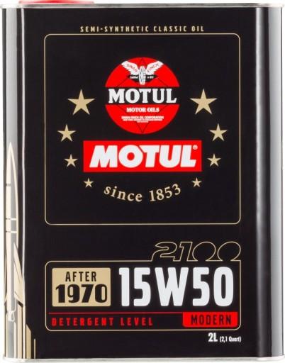 MOTUL MOTUL OIL 15W50 CLASSIC OIL 2100 2L / АВТОМОБІЛЬ