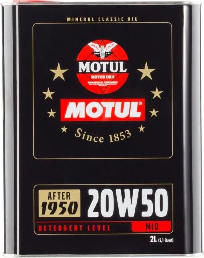 MOTUL MOTUL OIL 20W50 2л CLASSIC OIL / 1950' - 19