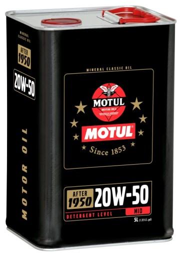 MOTUL MOTUL OIL 20W50 5л CLASSIC OIL / 1950' - 19