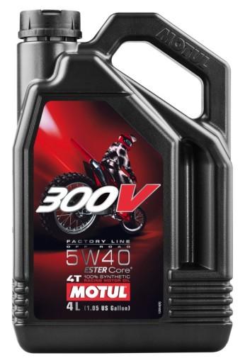 MOTUL MOTUL OIL 5W40 4L 300V FACTORY LINE OFF ROAD / ESTER CORE / МОТОЦИКЛ