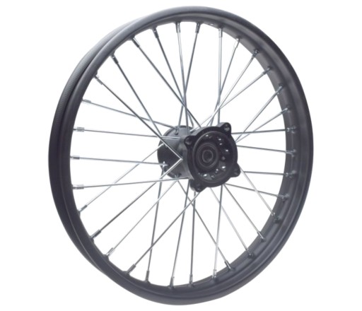 MRF Pitbike Cross Wheel Obid Front 17 x 1.6 Inches For 15 mm Axle Black