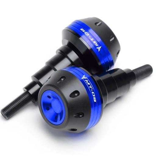 MT09 алюминиевая защита мотоцикла синего цвета