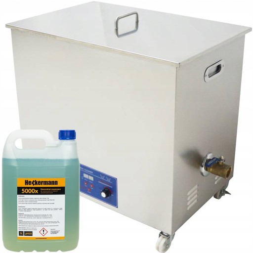 УЛЬТРАЗВУКОВАЯ МОЙКА ДЛЯ МАСТЕРСКОЙ ВАННА ДЛЯ ДЕТАЛЕЙ 55Л 1080ВТ + 5Л ЖИДКОСТЬ