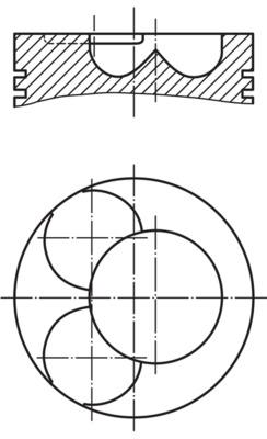 028 07 00 - Mahle 028 07 00 Поршень