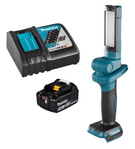 Робоча лампа Makita Aku LXT 18V 500LM 1x3Ah BL1830 DC18RC DML816Z