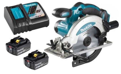 Циркулярна пила Makita Aku Saw LXT 18V 165 мм 2x6Ah BL1860 DC18RC DSS610Z