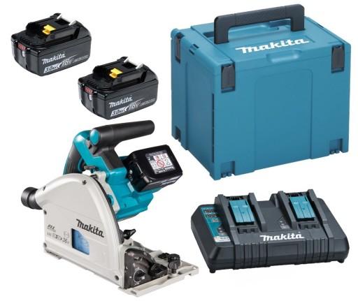 Циркулярная пила Makita Aku Погружная пила LXT 36V 2x3Ah BL1830 DC18RD DSP600ZJ