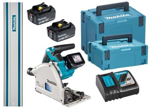 Аккумуляторная пила Makita Погружная пила 2x3Ah BL1830 DC18RC MAKPAC Rail 1,5M DSP600ZJ