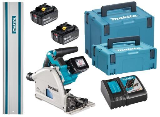 Аккумуляторная пила Makita Погружная пила 2x6Ah BL1860 DC18RC MAKPAC Rail 1,5M DSP600ZJ