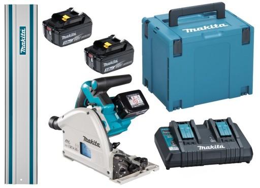 Пила Makita Aku 36 В 2x3 Ач BL1830 DC18RD Рейка 1,5 м DSP600ZJ