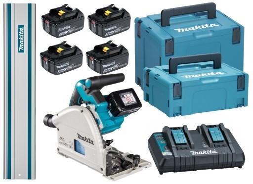 Аккумуляторная пила Makita Погружная пила 4x3Ah BL1830 DC18RD MAKPAC Rail 1,5M DSP600ZJ