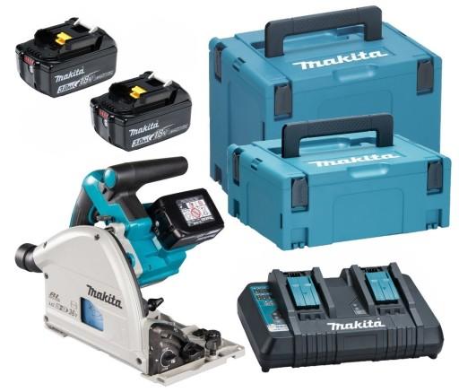 Погружная пила Makita Aku LXT 36V 2x3Ah BL1830 DC18RD MAKPAC DSP600ZJ