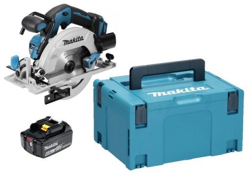 Ручная пила Makita Aku Циркулярная пила LXT 18V 165mm 1x6Ah BL1860 DHS680ZJ