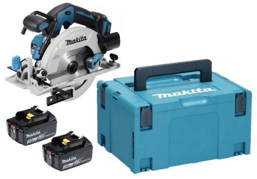 Ручная пила Makita Aku Циркулярная пила LXT 18V 165mm 2x3Ah BL1830 DHS680ZJ