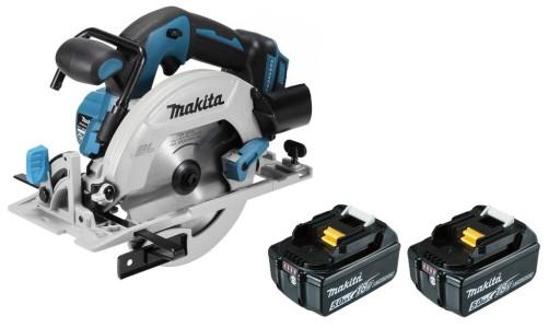 Ручная пила Makita Aku Циркулярная пила LXT 18V 165mm 2x5Ah BL1850 DHS680Z