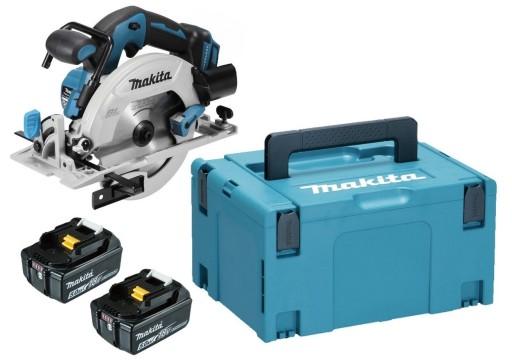 Ручная пила Makita Aku Циркулярная пила LXT 18V 165mm 2x5Ah BL1850 DHS680ZJ