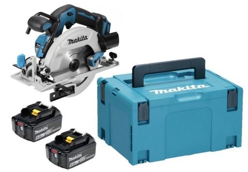 Ручная пила Makita Aku Циркулярная пила LXT 18V 165mm 2x6Ah BL1860 DHS680ZJ