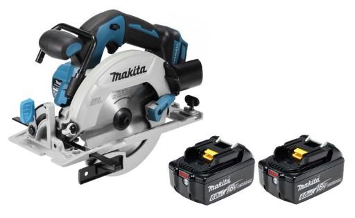 Ручная пила Makita Aku Циркулярная пила LXT 18V 165mm 2x6Ah BL1860 DHS680Z