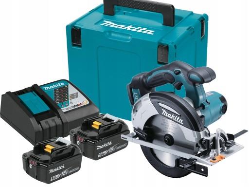 Акумуляторна циркулярна пила Makita DHS630RTJ 18V 2x5.0Ah