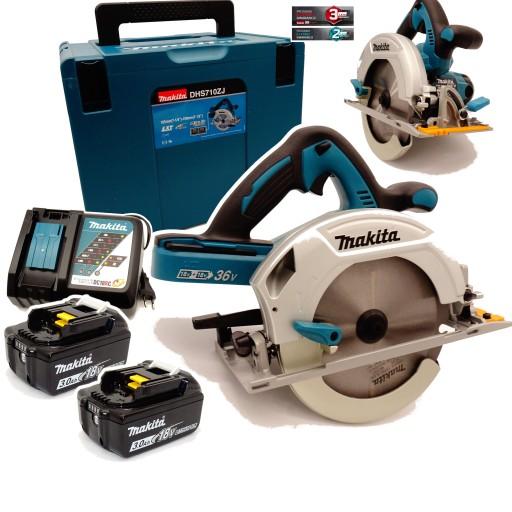 Циркулярная пила Makita DHS710RFJ 190 мм 2x 18 В 36 В