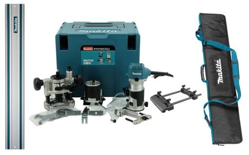 Фрезерный станок Makita, 230 В, 710 Вт, адаптер для мешков на 1000 рельсов 194579 RT0702CX2J