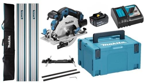 Пила Makita 1x3Ah BL1830 DC18RC Роз'єм адаптера Сумка Рейка 2x1.5M DHS680ZJ