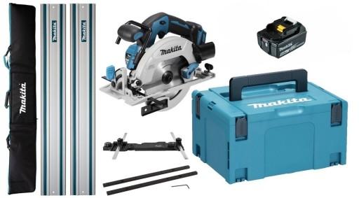 Пила Makita 1x5Ah BL1850 Роз'єм адаптера Bag Rail 2x1.5M DHS680ZJ