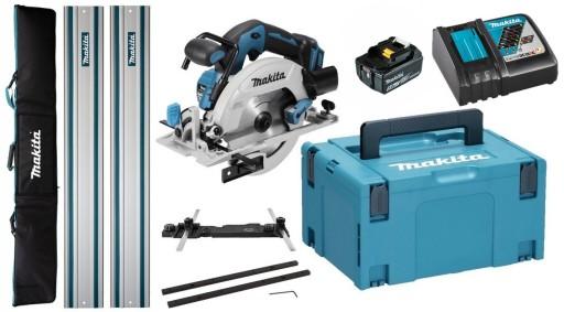 Пила Makita 1x5Ah BL1850 DC18RC Адаптер Роз'єм Bag Rail 2x1.5M DHS680ZJ