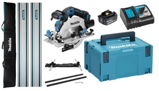 Makita Saw 1x6Ah BL1860 DC18RC Адаптер с разъемом для сумки Рельс 2x1,5M DHS680ZJ