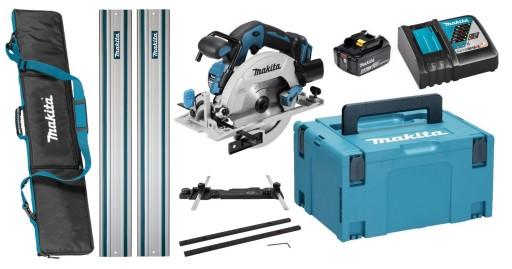 Makita Saw 1x6Ah BL1860 DC18RC Адаптер с разъемом для сумки Рейка 2x1M DHS680ZJ