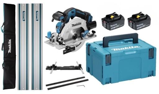 Пила Makita 2x3Ah BL1830 Роз'єм адаптера Bag Rail 2x1.5M DHS680ZJ