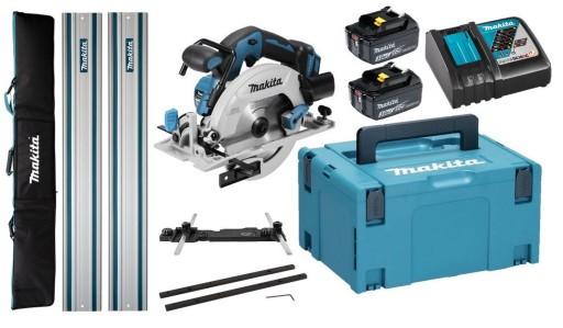 Пила Makita 2x3Ah BL1830 DC18RC Роз'єм адаптера Сумка Рейка 2x1.5M DHS680ZJ