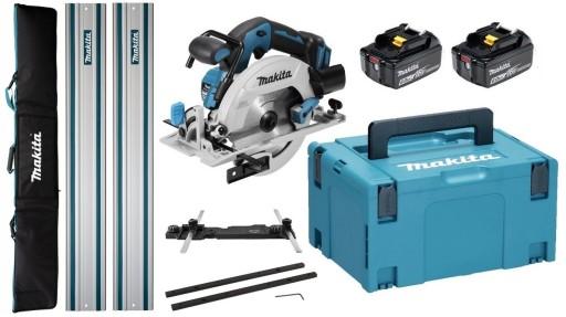 Makita Saw 2x6Ah BL1860 Адаптер с разъемом для сумки Направляющая 2x1,5M DHS680ZJ