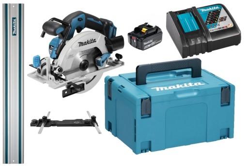 Циркулярная пила Makita 18V 1x6Ah BL1860 DC18RC Адаптерная рейка 1,5M DHS680ZJ