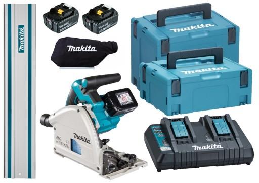 Погружная пила Makita Saw XL 36 В 2x5 Ач BL1850 DC18RD Рельс 1 м Сумка DSP600ZJ