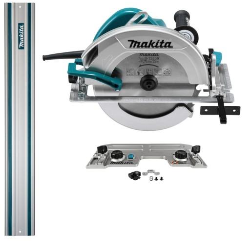 Циркулярная пила Makita 230 В 2000 Вт 270 мм Адаптер 198570 Рейка 1,5 м HS0600