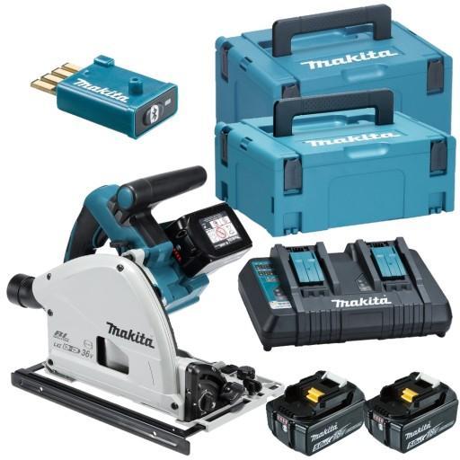 Циркулярная пила Makita 2x5AH DC18RD DSP601ZJU