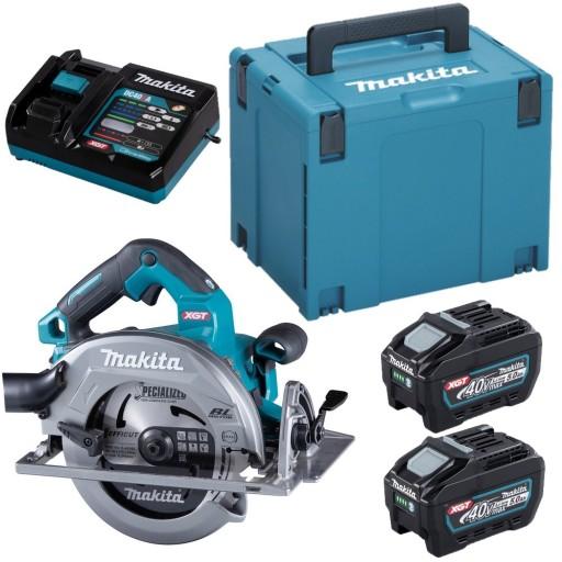 Циркулярная пила Makita Погружная пила 40V XGT 2x5Ah BL4050 DC40RA HS003GT201