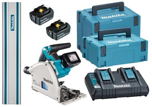 Погружная пила Makita Saw XL 36 В 2x5 Ач BL1850 DC18RD 1,5 м на рельсе DSP600ZJ