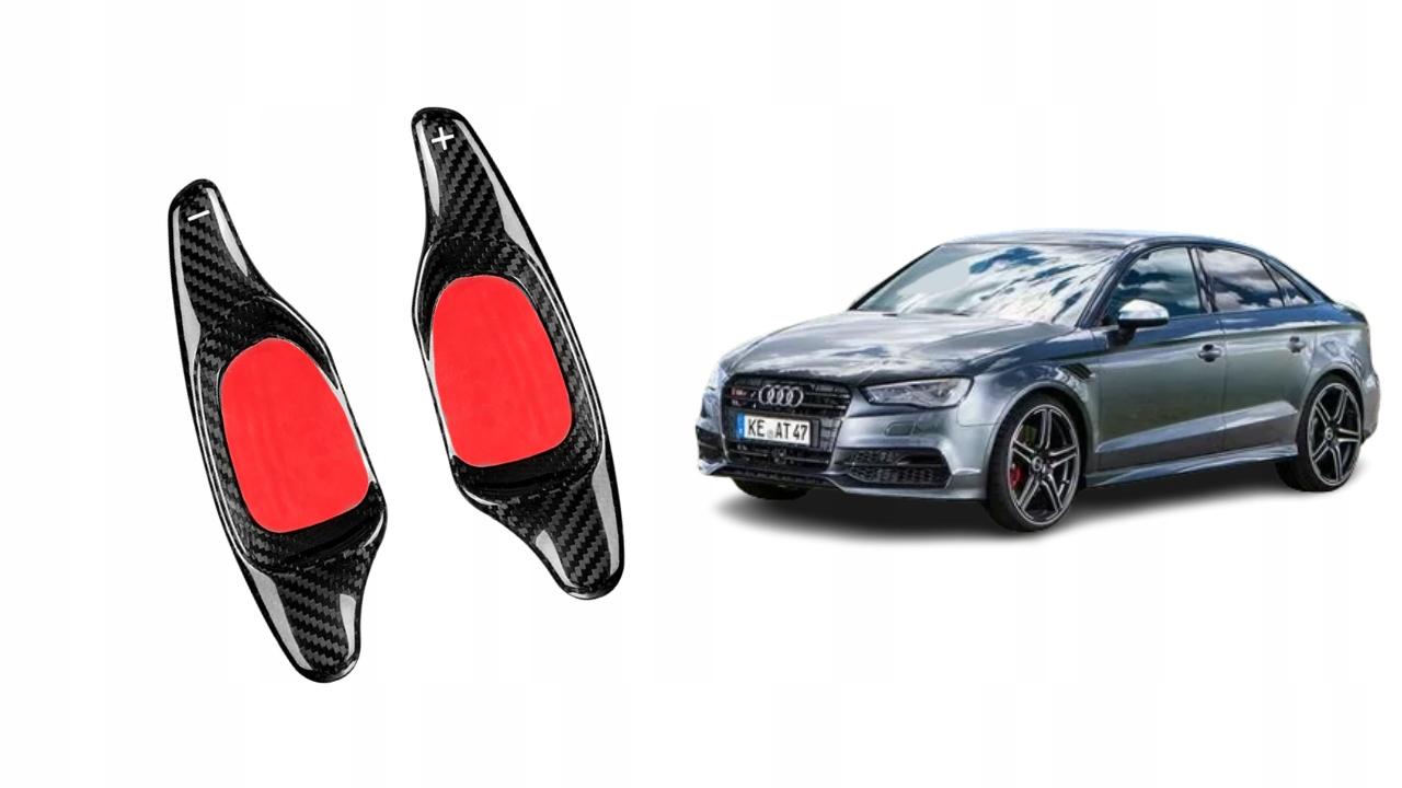 Перемикачі карбонові накладки Audi S3 8v carbon