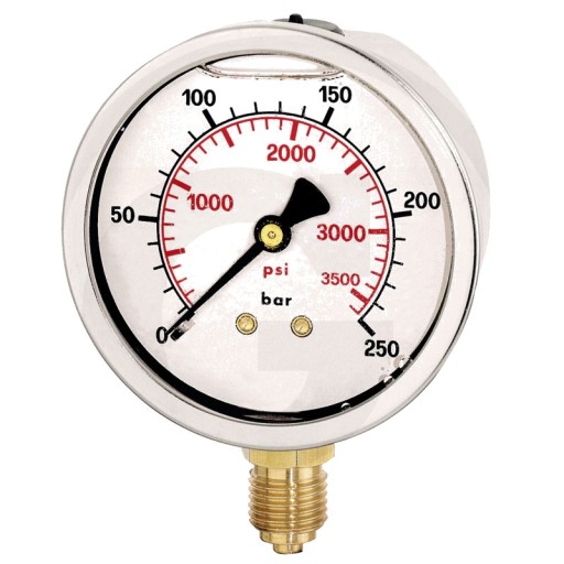 60618240309 - Манометр M-GU-63-0/25-1/4-VA-bar / psi G1/4 0/