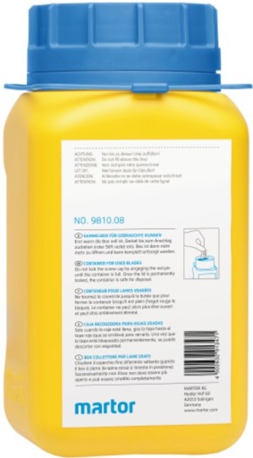 Martor 9810 контейнер коробка для зношених лез ножі