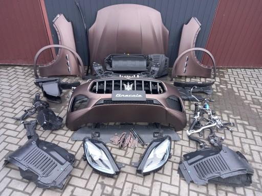 Maserati Grecale передняя часть, капот, бампер, FULL LED, крыло, радиатор