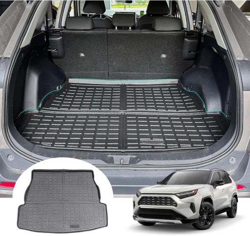 Гумовий килимок в багажник Gafat для Toyota RAV4 XA50, складний