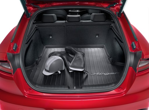 Киа Стингер резиновый коврик в багажник.