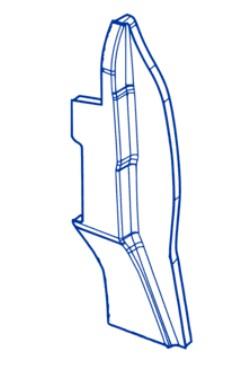 Звукоизоляционный коврик для крыла Spring, левый 762918268r