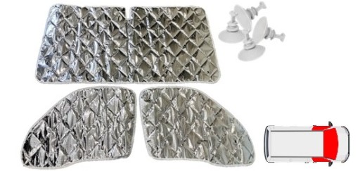 Термоковрики, оконные чехлы FORD TRANSIT с 2000 по 2014 год, термоковрик