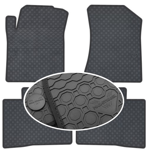 Maxus T90 Pickup 2021 - гумові килимки PrimeLiner - Чорні